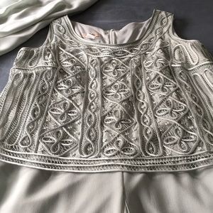 Dress pants jumpsuit